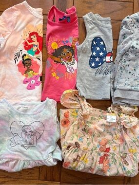 Disney Girls Assorted 3T Character Bundle